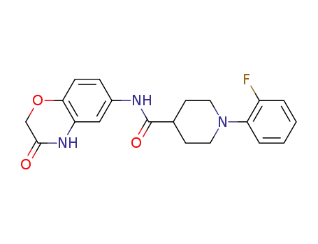 1-(2-Fluoro-phenyl)-piperidine-4-carboxylic acid (3-oxo-3,4-dihydro-2H-benzo[1,4]oxazin-6-yl)-amide