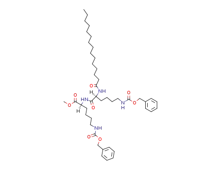 <N(α)-Pentadecanoyl-N(ε)-benzyloxycarbonyl-L-lysyl>-<N(ε)-benzyloxycarbonyl-L-lysin-methylester>