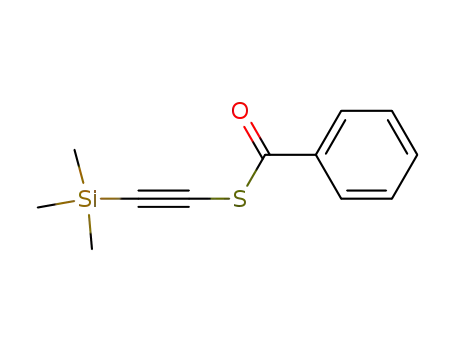 Molecular Structure of 62785-84-6 (Benzenecarbothioic acid, S-[(trimethylsilyl)ethynyl] ester)