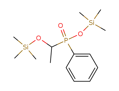 Phosphinic acid, phenyl[1-[(trimethylsilyl)oxy]ethyl]-, trimethylsilyl ester