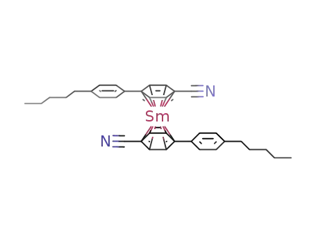 Molecular Structure of 345201-56-1 (bis(4-pentyl-4'-cyanobiphenyl)samarium)