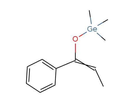 C<sub>6</sub>H<sub>5</sub>C(OGe(CH<sub>3</sub>)3)CHCH<sub>3</sub>