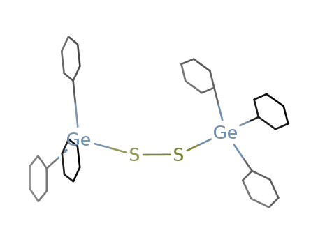 Molecular Structure of 858844-31-2 ({(cyclo-C<sub>6</sub>H<sub>11</sub>)3}GeSSGe{(cyclo-C<sub>6</sub>H<sub>11</sub>)3})