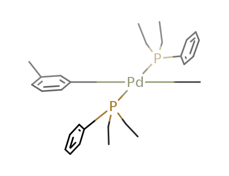 trans-Pd(m-tolyl)Me(PEt<sub>2</sub>Ph)2