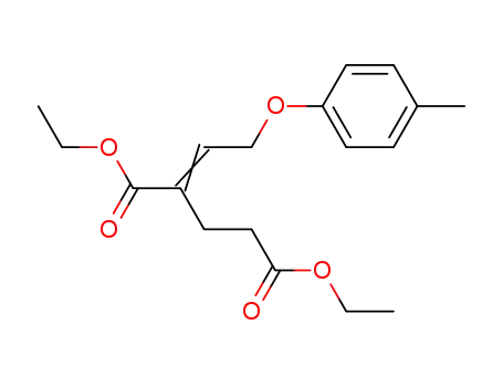 α-(p-Tolyloxy-ethyliden)-glutarsaeurediethylester