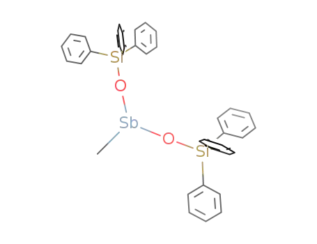 methyl-bis(triphenylsiloxy)stibaney