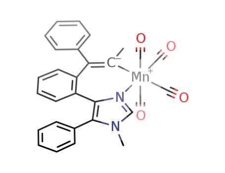 [Mn(2-(CPh=CMe)C<sub>6</sub>H<sub>4</sub>CN=CHN(Me)C(Ph))(CO)4]