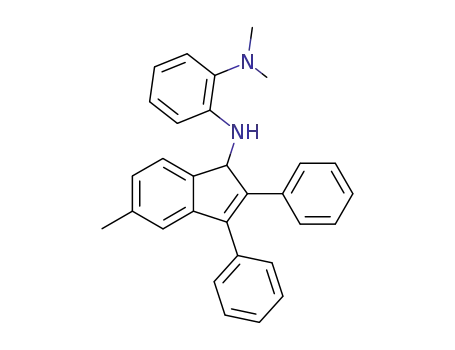 1-N-(2-dimethylaminoanilino)-2,3-diphenyl-5-methylindene