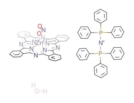 bis(triphenylphosphine)iminium nitrito(phralocyaninato)zincate hydrate