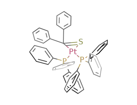 Bis(triphenylphosphan)platin(0)(η(2)-thiobenzophenon)