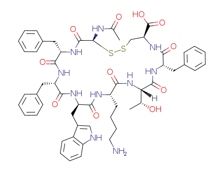 C<sub>55</sub>H<sub>66</sub>N<sub>10</sub>O<sub>11</sub>S<sub>2</sub>
