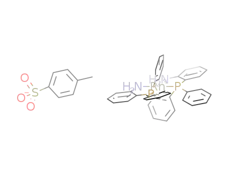 Rh((C<sub>6</sub>H<sub>5</sub>)2PC<sub>6</sub>H<sub>4</sub>NH<sub>2</sub>)2<sup>(1+)</sup>*CH<sub>3</sub>C<sub>6</sub>H<sub>4</sub>SO<sub>3</sub><sup>(1-)</sup>