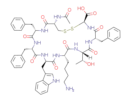 C<sub>55</sub>H<sub>66</sub>N<sub>10</sub>O<sub>11</sub>S<sub>2</sub>