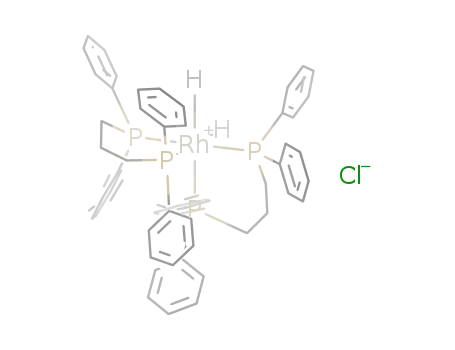 RhH<sub>2</sub>(1,3-bis(diphenylphosphino)propane)2Cl