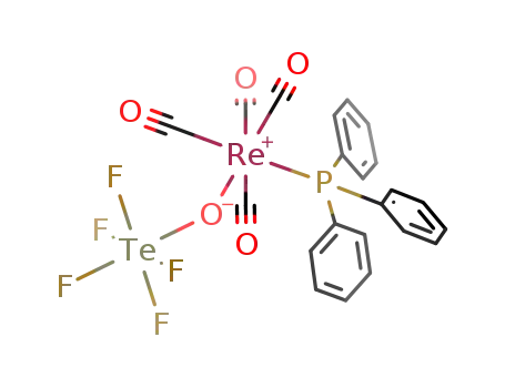 cis-[Re(OTeF<sub>5</sub>)(CO)4(PPh<sub>3</sub>)]