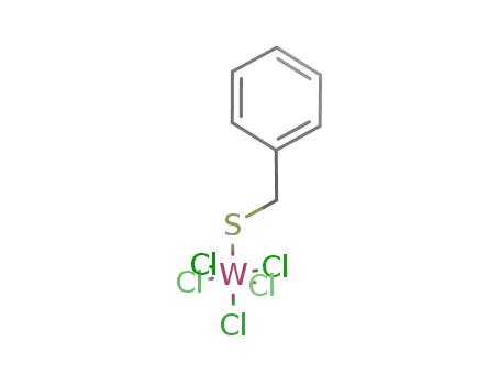 PhCH<sub>2</sub>-thiolatopentachlorotungsten(VI)