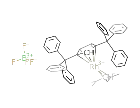 [(1-3-η)-2,4-dimethylpent-1-en-3-yl][(1,3-bistriphenylmethyl)-η5-cyclopentadienyl]rhodium(III)-tetrafluoroborate