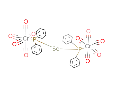 Molecular Structure of 137680-51-4 (((CO)5CrP(C<sub>6</sub>H<sub>5</sub>)2)2Se)