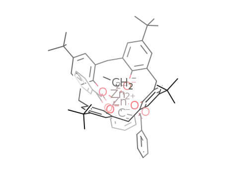 Zn<sub>2</sub>(C<sub>6</sub>H<sub>5</sub>)(CH<sub>2</sub>CH<sub>3</sub>)(CH<sub>2</sub>C<sub>6</sub>H<sub>2</sub>O(C(CH<sub>3</sub>)3))2(CH<sub>2</sub>C<sub>6</sub>H<sub>2</sub>(OCOC<sub>6</sub>H<sub>5</sub>)(C(CH<sub>3</sub>)3))2