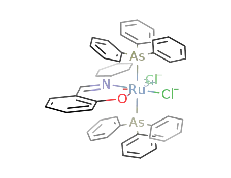 Molecular Structure of 869549-67-7 ([RuCl<sub>2</sub>(As(C<sub>6</sub>H<sub>5</sub>)3)2(OC<sub>6</sub>H<sub>4</sub>CHNC<sub>6</sub>H<sub>11</sub>)])