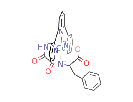 (C<sub>15</sub>H<sub>11</sub>N<sub>3</sub>)Co[HN(CO)2NCH(CH<sub>2</sub>C<sub>6</sub>H<sub>5</sub>)COO]