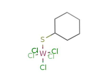 cyclohexylthiolatopentachlorotungsten(VI)