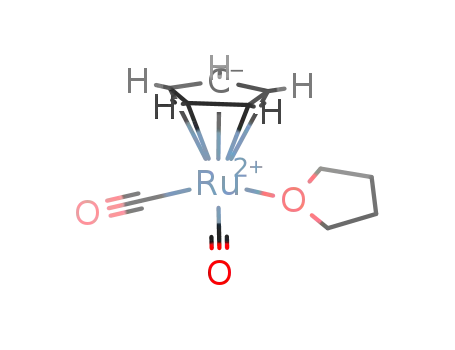 [Ru(C<sub>5</sub>H<sub>5</sub>)(C<sub>4</sub>H<sub>8</sub>O)(CO)2]<sup>(1+)</sup>