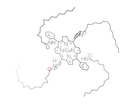 (cis 2,2)-Cu-tetrakis(o-hexadecanamidophenyl)porphyrin