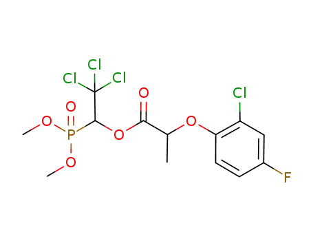 Molecular Structure of 904702-84-7 (C<sub>13</sub>H<sub>14</sub>Cl<sub>4</sub>FO<sub>6</sub>P)