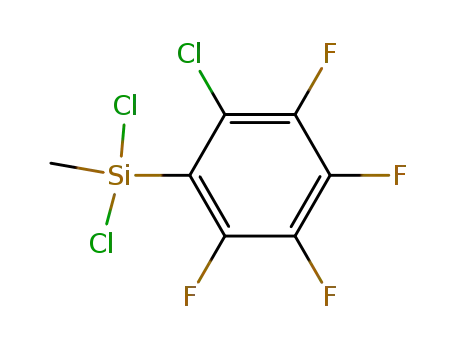 1-Chlor-2-dichlormethylsilyl-tetrafluorbenzol