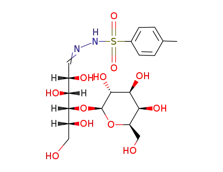 Molecular Structure of 67912-08-7 (<i>O</i><sup>4</sup>-β-D-galactopyranosyl-D-glucose-(toluene-4-sulfonylhydrazone))