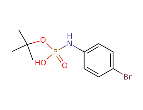 (4-bromo-phenyl)-amidophosphoric acid mono-<i>tert</i>-butyl ester