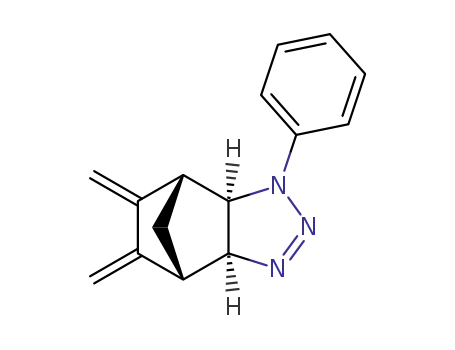 (+/-)-5,6-dimethylene-1-phenyl-(3a<i>t</i>,7a<i>t</i>)-3a,4,5,6,7,7a-hexahydro-1<i>H</i>-4<i>r</i>,7<i>c</i>-methano-benzotriazole