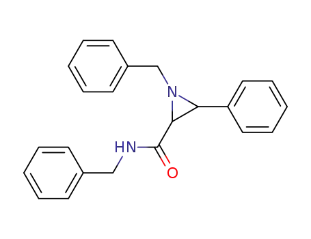 1-benzyl-3-phenyl-aziridine-2-carboxylic acid benzylamide