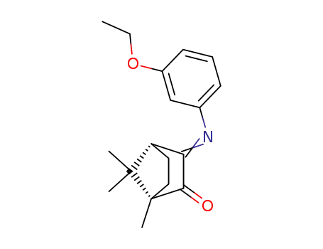 (+/-)-3-(3-ethoxy-phenylimino)-bornan-2-one