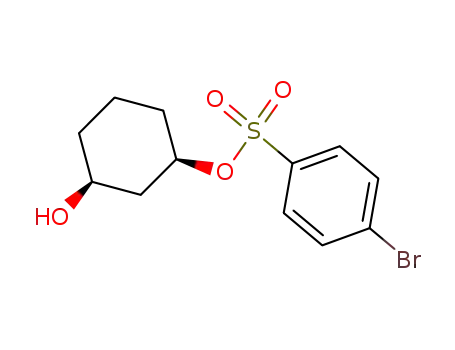Molecular Structure of 105900-80-9 (<i>cis</i>-3-(4-bromo-benzenesulfonyloxy)-cyclohexanol)