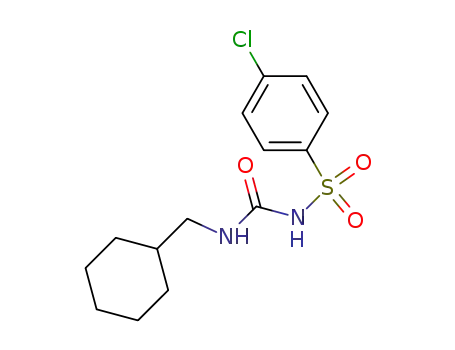 <i>N</i>-(4-chloro-benzenesulfonyl)-<i>N</i>'-cyclohexylmethyl-urea