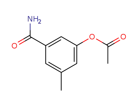 3-acetoxy-5-methyl-benzoic acid amide