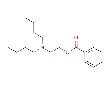 Molecular Structure of 52716-40-2 (Ethanol, 2-(dibutylamino)-, benzoate (ester))