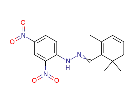 2,6,6-trimethyl-cyclohexa-1,3-dienecarbaldehyde-(2,4-dinitro-phenylhydrazone)