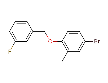 (4-bromo-2-methyl-phenyl)-(3-fluoro-benzyl)-ether