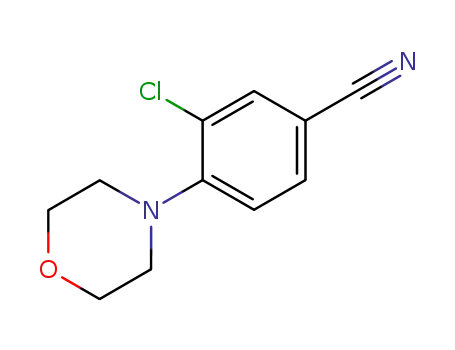 Benzonitrile, 3-chloro-4-(4-morpholinyl)-