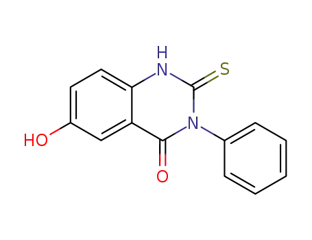 6-Hydroxy-2-mercapto-3-phenyl-3H-quinazolin-4-one