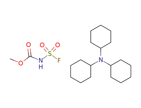 Tricyclohexylaminsalz des N-Fluorsulfonyl-carbamidsaeure-methylesters