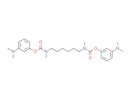 <i>N,N'</i>-dimethyl-<i>N,N'</i>-hexanediyl-bis-carbamic acid bis-(3-dimethylamino-phenyl ester)