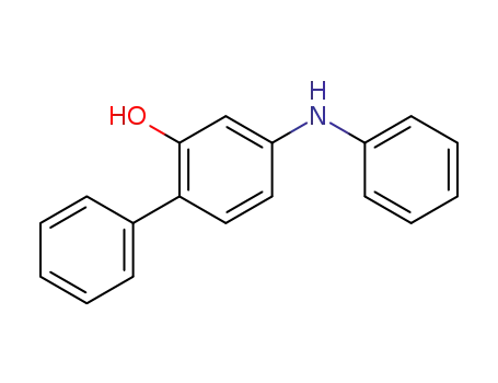 Molecular Structure of 102028-10-4 (4-Anilino-biphenyl-2-ol)