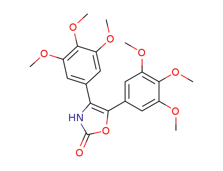 4,5-bis-(3,4,5-trimethoxy-phenyl)-3<i>H</i>-oxazol-2-one