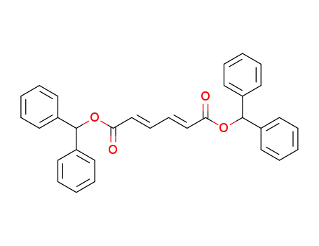 hexa-2<i>t</i>,4<i>t</i>-dienedioic acid dibenzhydryl ester