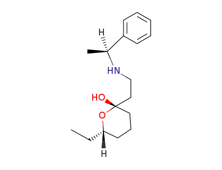 (<i>S</i>)-7-hydroxy-1-((<i>S</i>)-1-phenyl-ethylamino)-nonan-3-one (<i>S</i>)-cyclohemiacetal