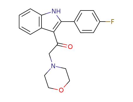 1-[2-(4-fluoro-phenyl)-indol-3-yl]-2-morpholin-4-yl-ethanone